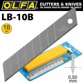 OLFA BLADES LB-10B 10/PACK 18MM